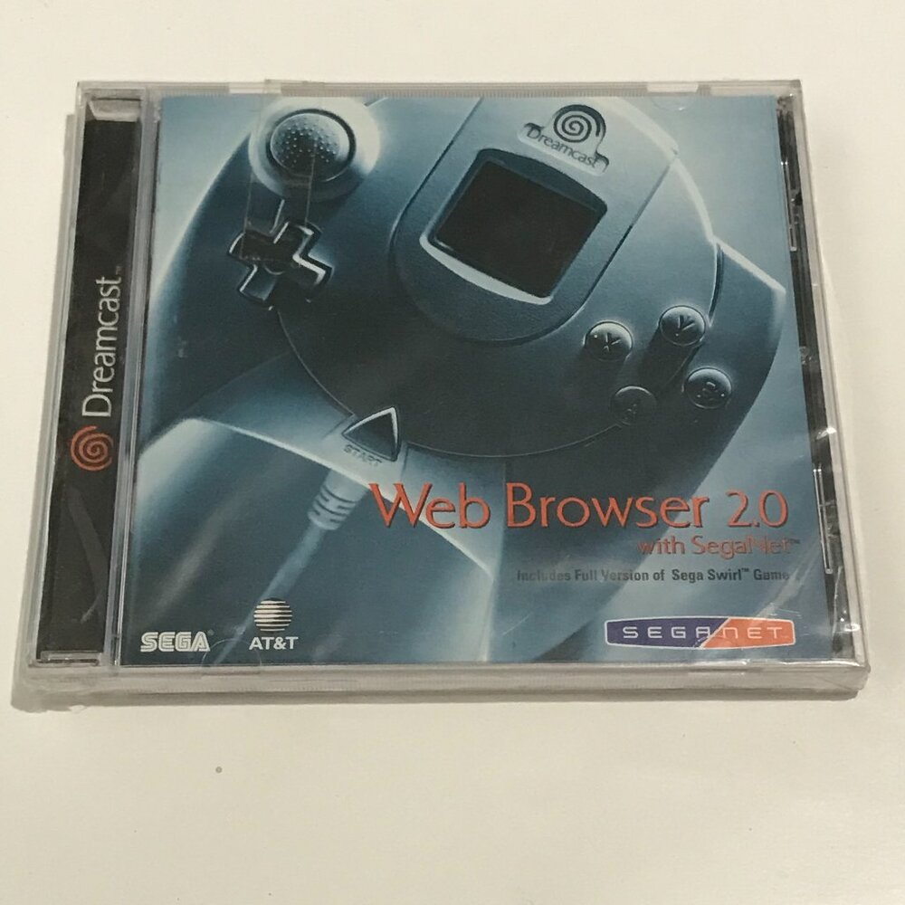 SegaNet Dreamcast Web Browser 2.0 Sega Dreamcast 2000 Brand New Sealed